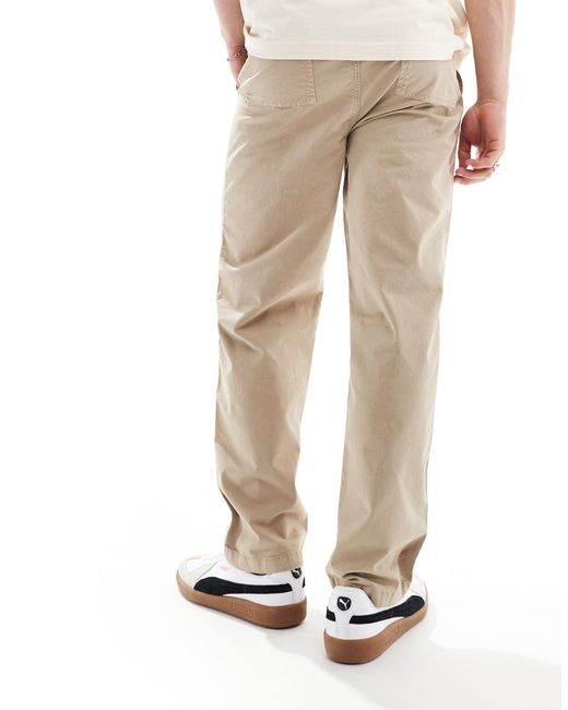 Only & Sons Natural Loose Fit Worker Trouser for men
