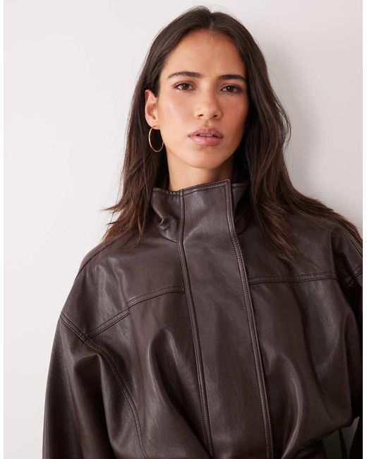 Giacca di Mango in Brown