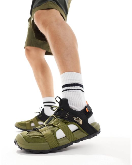 The North Face White Explore Camp Moc Sandal for men