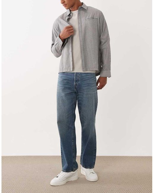 Jack & Jones Blue Eddie Loose Fit Jeans for men