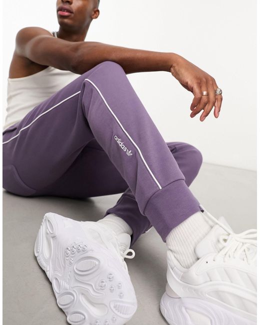 adidas Originals – adicolor – jogginghose in Lila für Herren | Lyst DE