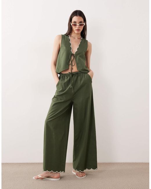 Pantalon esmé studios en coloris Green