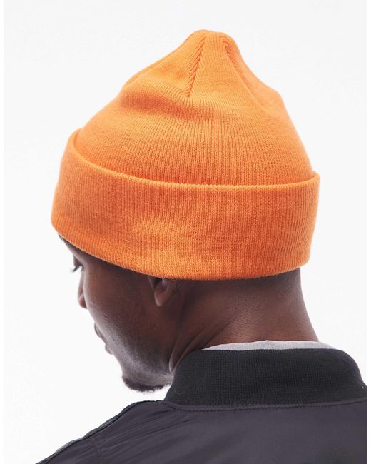 No Problemo – strickmütze in Orange für Herren