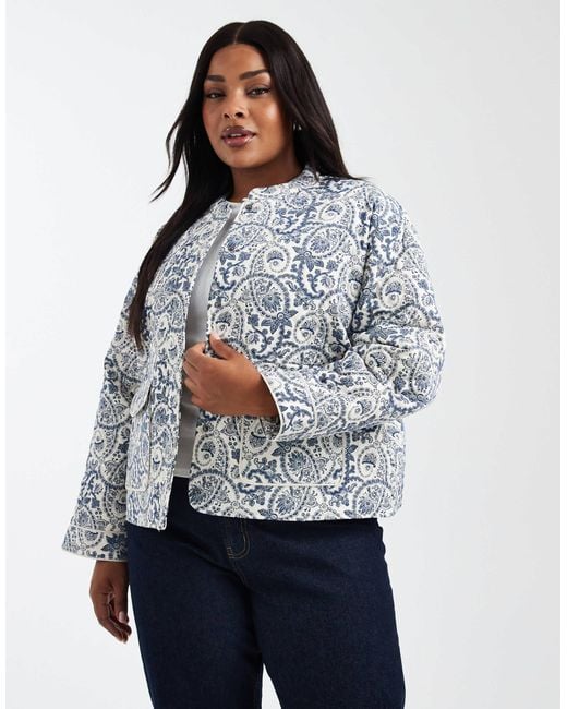 ONLY Gray Quilted Jacket