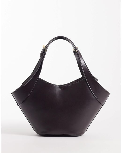 Mango Brown Mini Bucket Bag