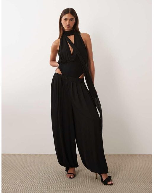 ASOS Natural Asos X The Sourced Collection Balloon Pants