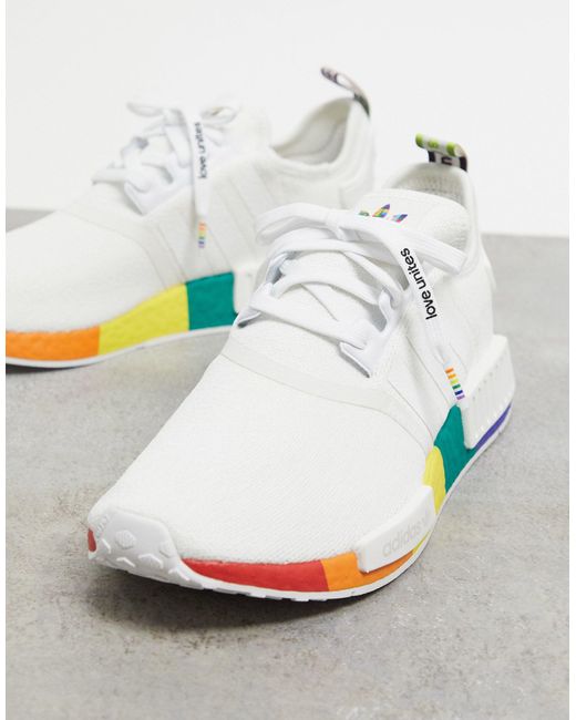 adidas Originals Spitze – Pride NMD – Sneaker in Weiß für Herren | Lyst AT