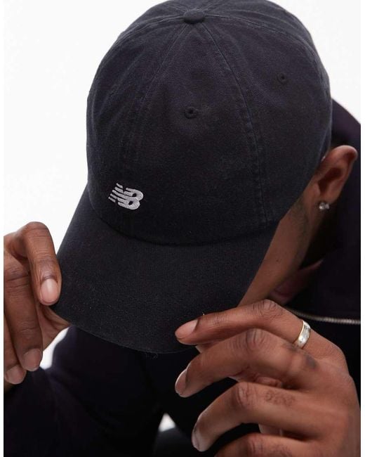 New Balance Black Logo Cap for men