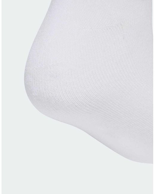 Adidas Originals White 3-Stripes Ankle Socks 3 Pairs