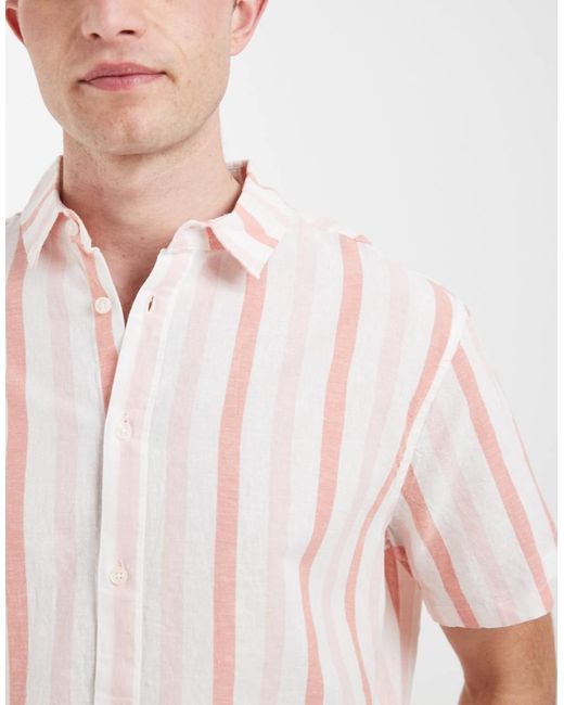 Camicia Vestibilità Classica di Blend in White da Uomo