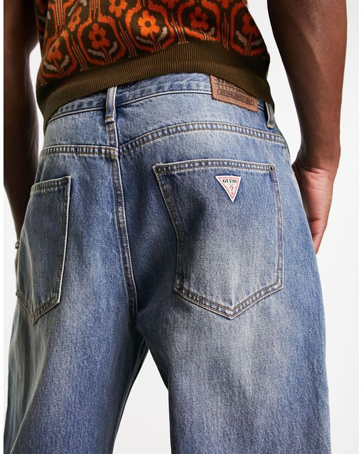 Guess Blue Originals Relaxed Jeans for men