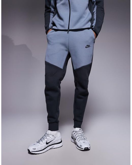 Nike Blue Tech Fleece joggers for men