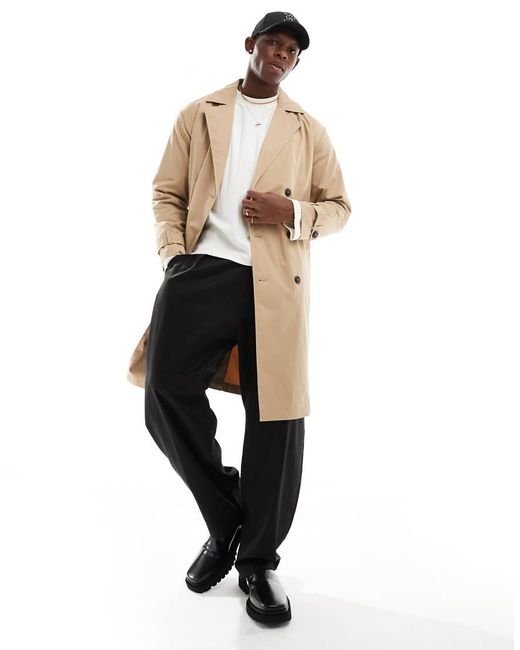 Men's white trench coat online