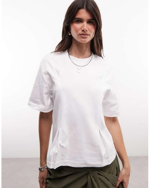 AllSaints White Sofia Lisa Short Sleeve Ts-shirt