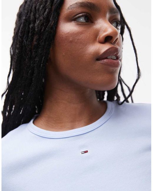 Pack De 2 Camisetas De Color Blanco Y Azul Básicas De Corte Slim De Tommy Hilfiger de color White