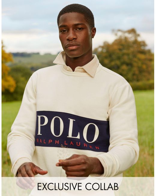 Polo Ralph Lauren X Asos Exclusive Collab Sweatshirt for Men | Lyst  Australia