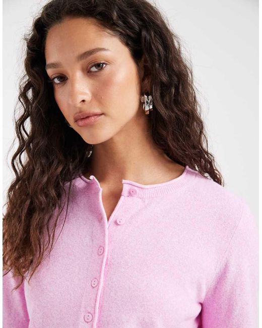 ONLY Pink Knitted Cardigan