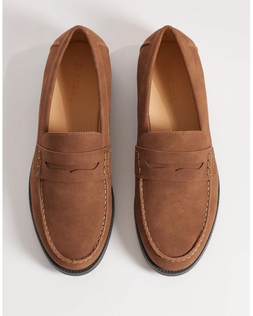 SEQWL – hero – loafer in Brown für Herren