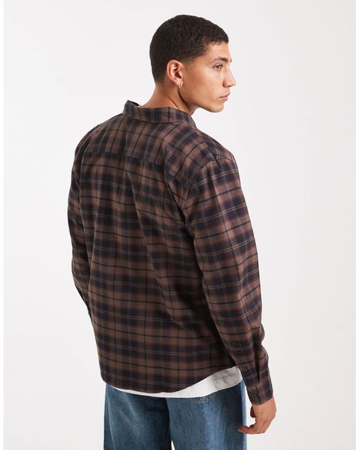 Levi's – authentic – langärmliges hemd in Brown für Herren
