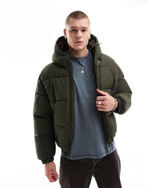 Parka bershka homme hotsell