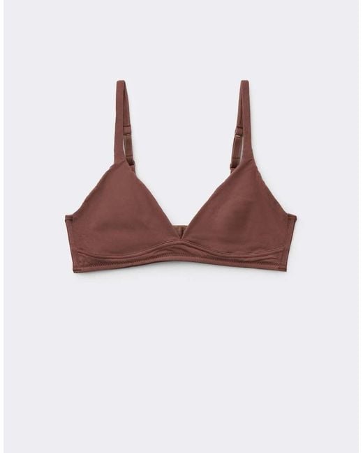 Tezenis Brown Lisbon Cotton Triangle Bra