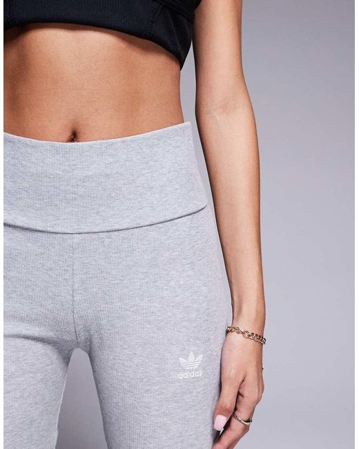 Adidas Originals Gray Essentials Flared leggings