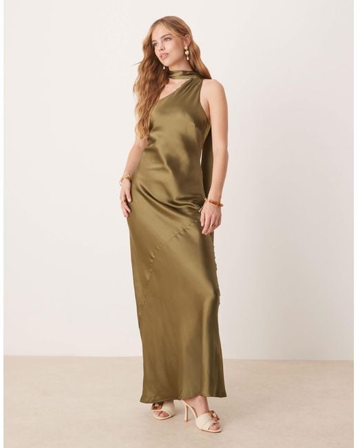 pretty lavish silk dress PRETTY LAVISH Keisha Maxi Bridesmaid Dress