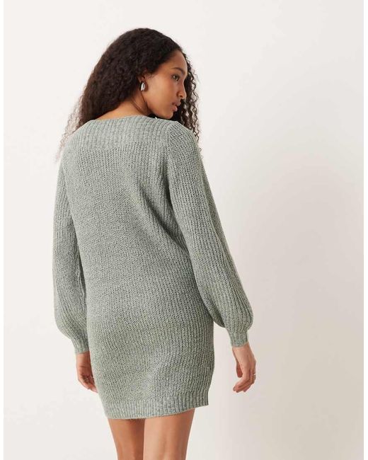 Jdy Black Boat Neck Knitted Mini Jumper Dress