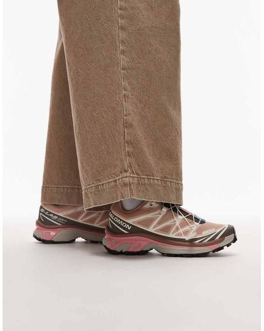 Salomon Pink Xt-6 Trainers