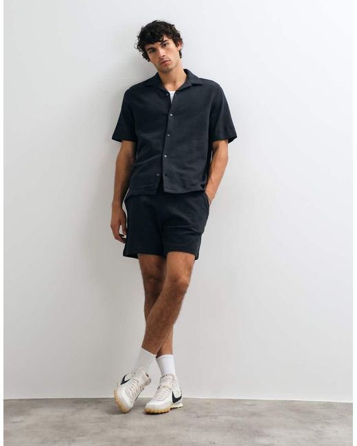 Gap Blue Towelling Shirt Co-Ord for men