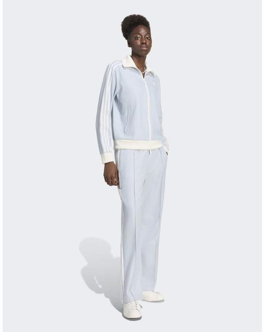 Adidas Originals White Trackpant Og Tweed