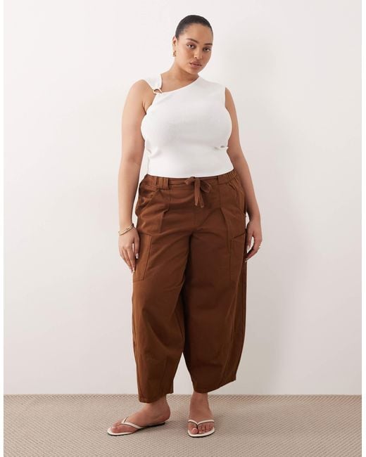 ASOS White Asos Design Curve Hardware Structured Top