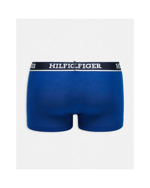 Tommy Hilfiger Blue Monotype 3 Pack Trunks for men
