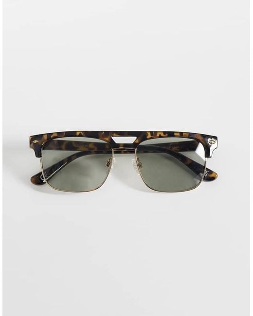 ASOS Gray Retro Sunglasses for men