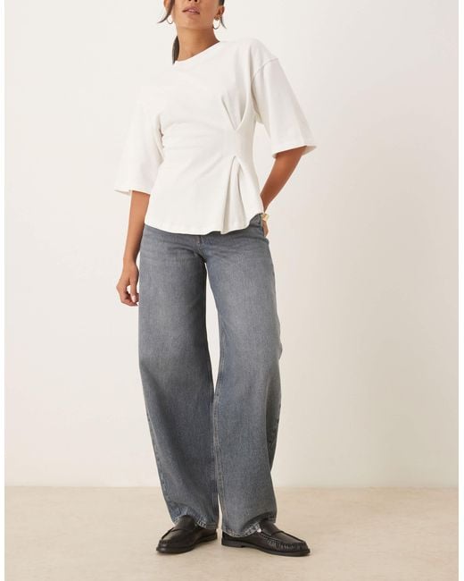 JJXX Blue Fuji Barrel Fit Jeans