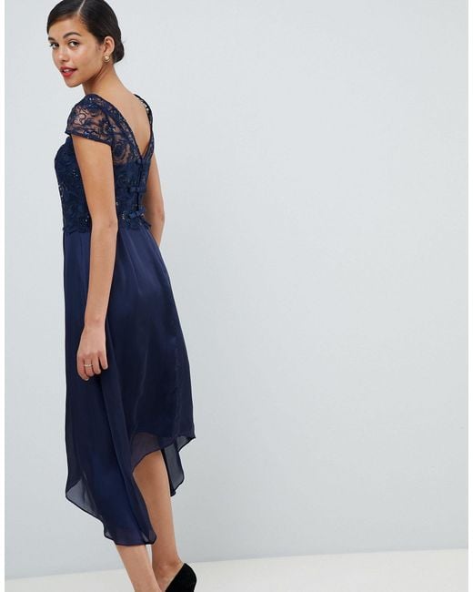 coast jade embroidered bodice dress
