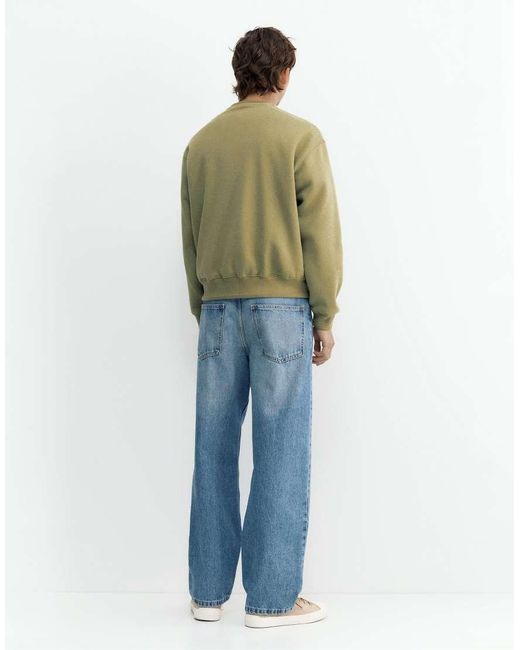 Pull&Bear Ruimvallende Sweatshirt in het Green voor heren