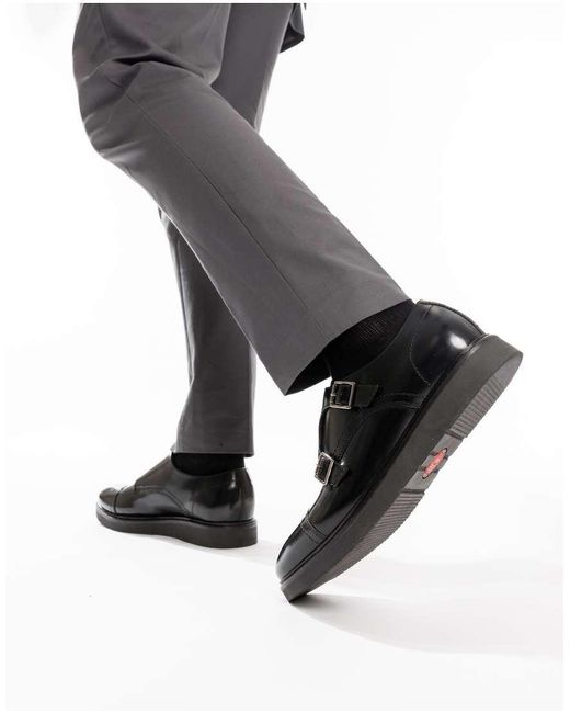 Base London Black Knight Monk Shoe for men