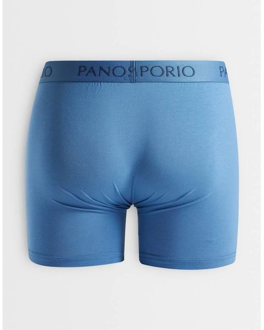 Panos Emporio Blue 3 Pack Noos Boxer Brief for men