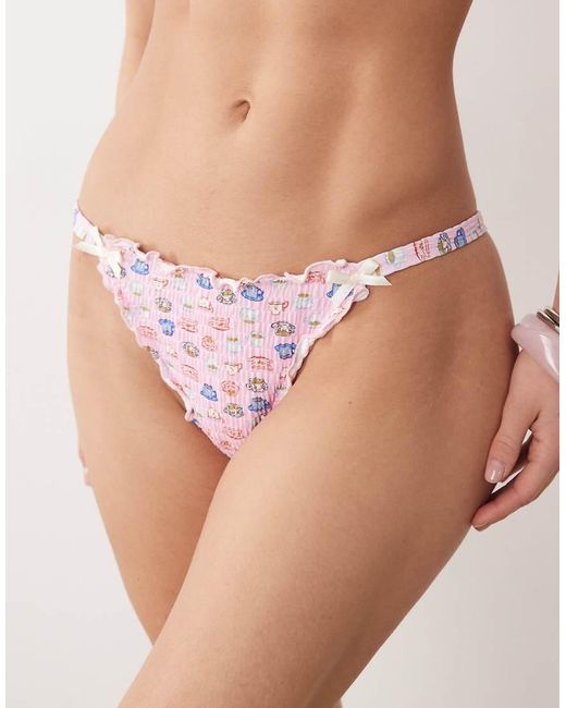 Dippin' Daisy's Pink Dippin Daisys Cheeky Bikini Bottom