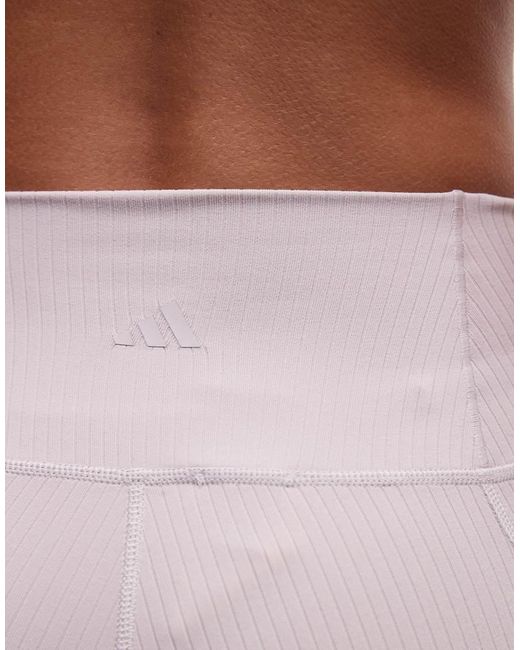 Adidas Originals White Adidas Training Motion All Me 7/8 leggings