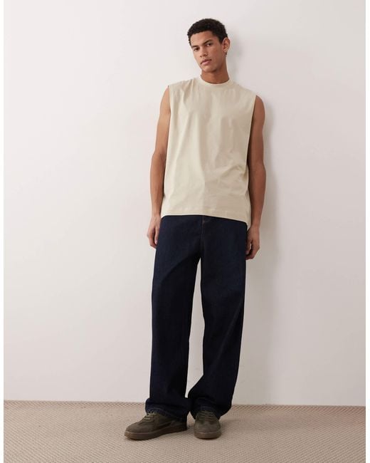 ASOS White Essentials Oversized Tank for men