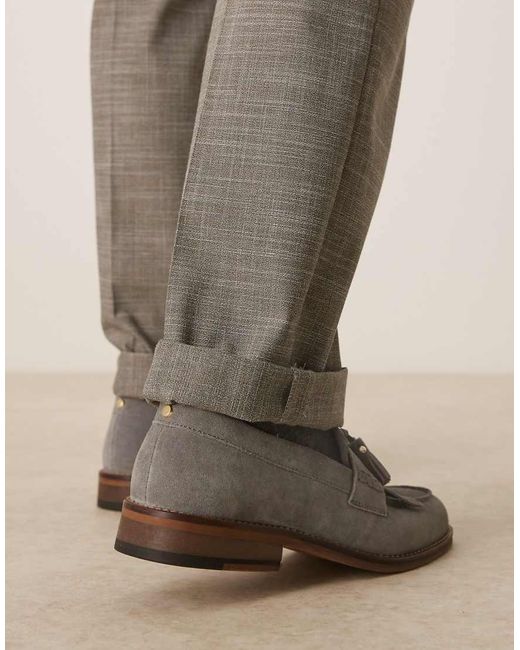 Mocassini Grigi di ASOS in Brown da Uomo