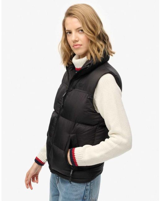 Superdry Black Tech Padded Gilet