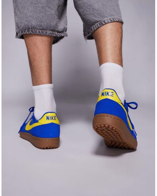 Nike Blue Field General Trainers for men