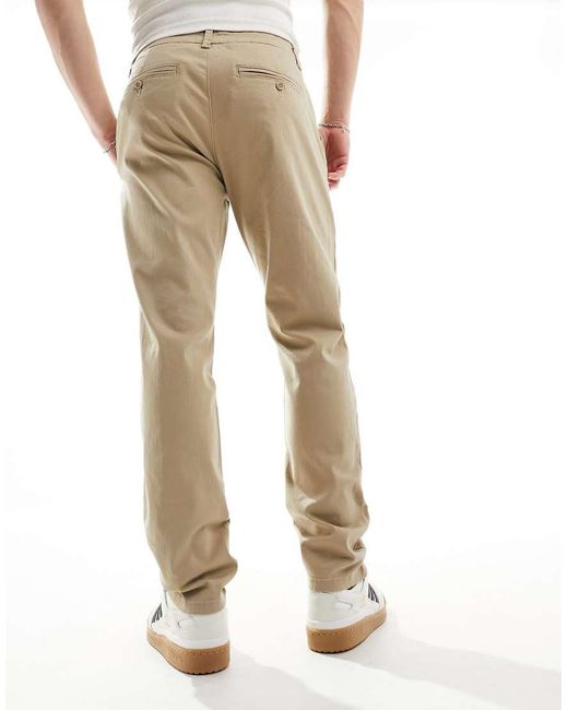 Chinos Beis De Corte Slim De -Gris Only & Sons de hombre de color Natural