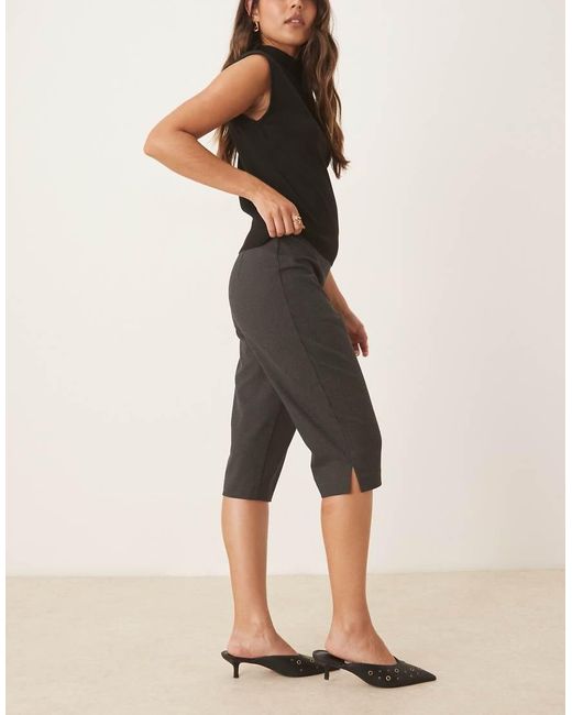 ASOS Elegante Lange Short in het Black