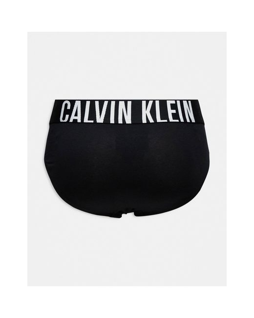 Calvin Klein Black Intense Power Cotton Stretch Briefs 3 Pack for men
