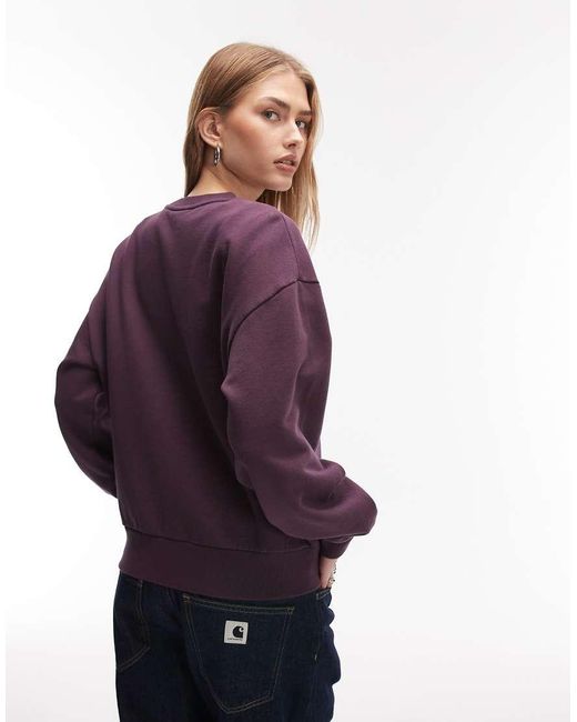Carhartt Purple Casey Sweatshirt