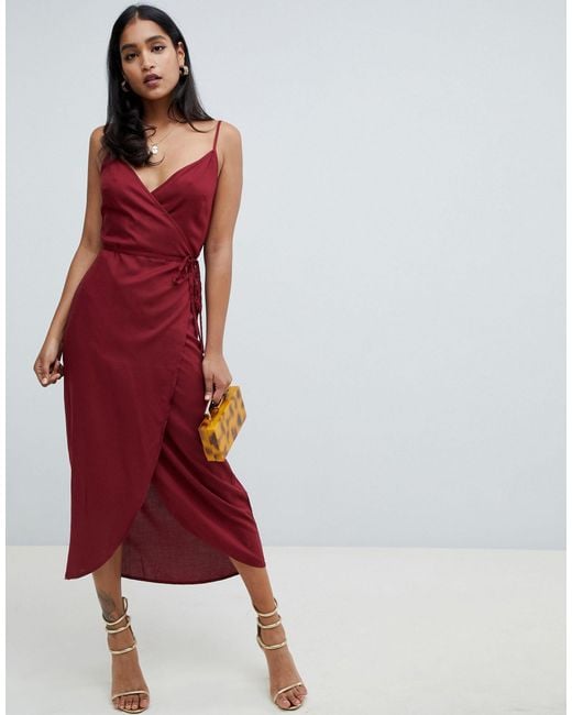 asos wrap maxi dress
